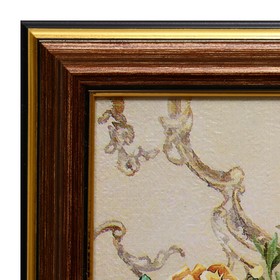 

Картина "Цветы" 18х18(21,5х21,5) см