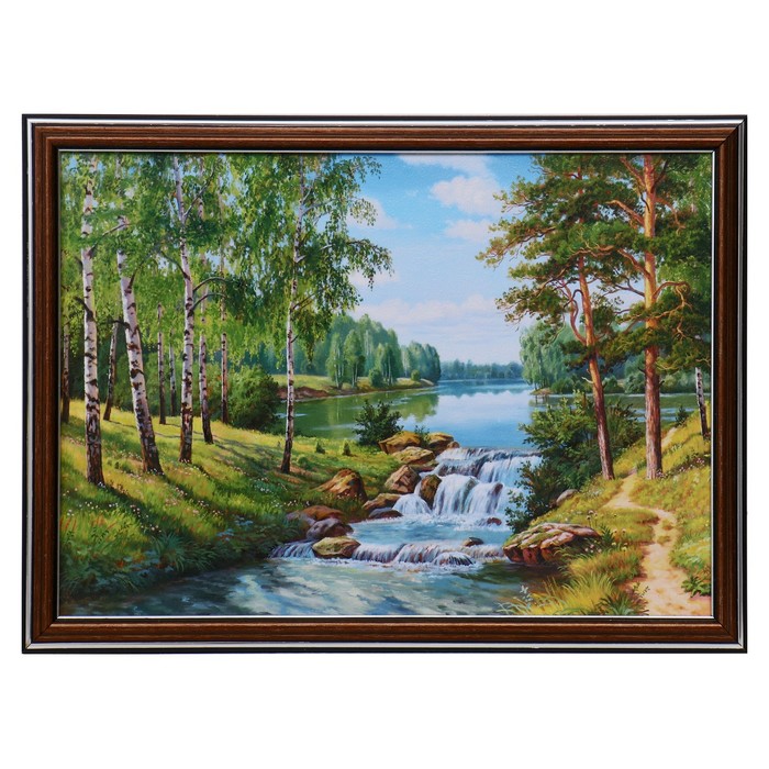 

Картина "Речные пороги" 25х35(28,5х38,5) см