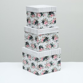

Набор коробок 3 в 1, 20.5 x 20.5 x 16.5 - 15.5 x 15.5 x 14.5 см 7150380