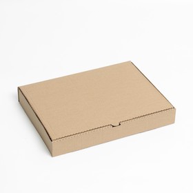Коробка для пирога, крафт, 39 х 25 х 6 см