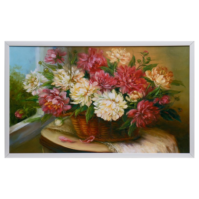 

Картина "Пионы" 60х100(65х105) см