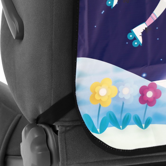фото Накидка на сиденье автомобильное cartage единорожка, пвх, 60 х 45 см, европодвес