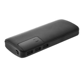 

УЦЕНКА Внешний аккумулятор LuazON PB-16, 7500 мАч, 3 USB, 2 А, дисплей, фонарик, чёрный