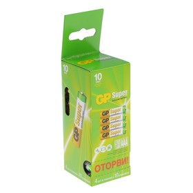 

Батарейка алкалиновая GP Super, AAA, LR03-40BOX, 1.5В, набор 40 шт.