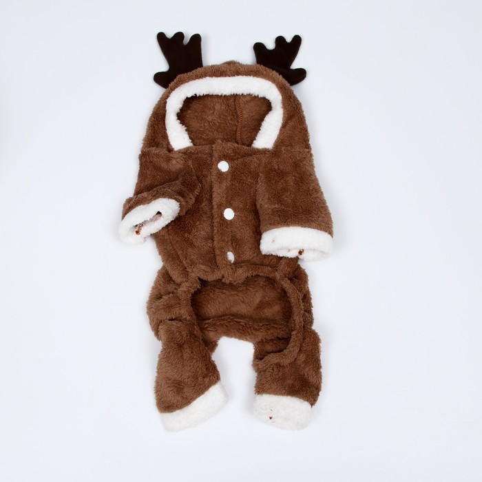 Новогодний костюм "Олень",  L (ДС 30 , ОГ 42 см), коричневый