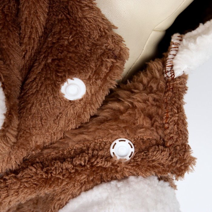 Новогодний костюм "Олень", XXL (ДС 40, ОГ 52 см), коричневый