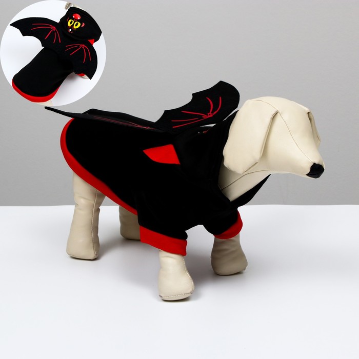 

Костюм для хэллоуина "Летучая мышь", XL (ДС 32, ОШ 34, ОГ 40 см)