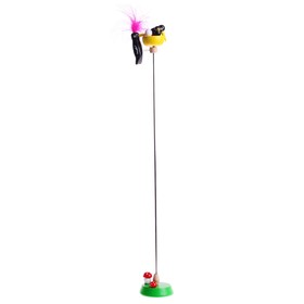 Игрушка «Цветной дятел с гнездом на стволе», цвета МИКС Ош