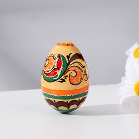 

Яйцо "Пасхальное №53", высота 6,5 см, ракульская роспись