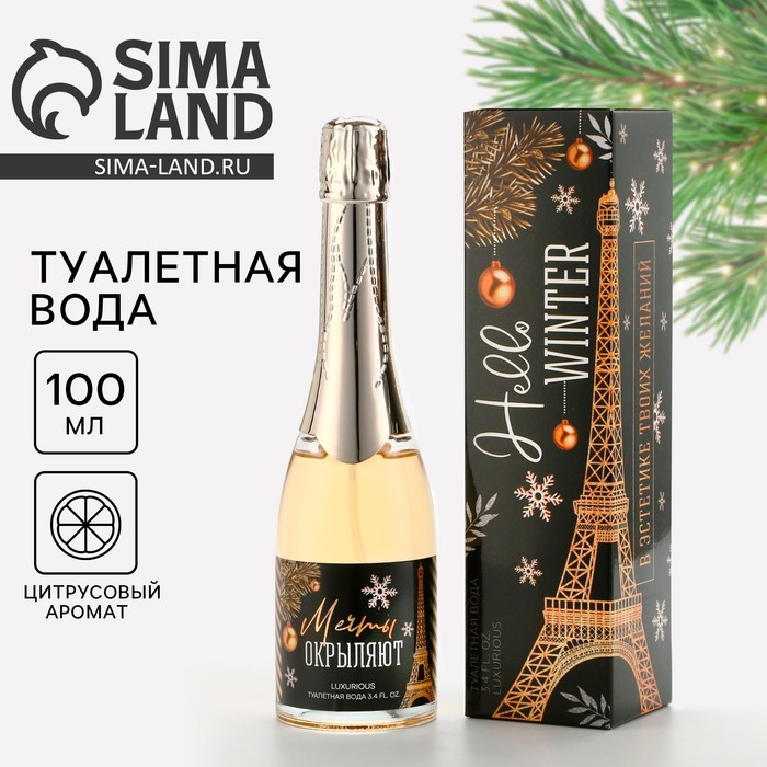 Туалетная вода на Новый Год Hello winter 100 мл 149₽