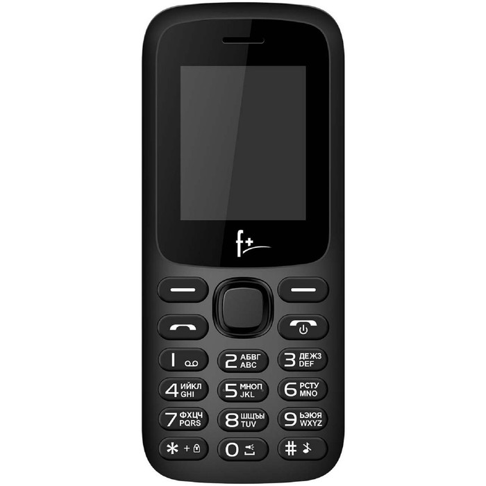 Сотовый телефон F+ F197, 1.77, TFT, 2 sim, 32Мб, microSD, BT, 600 мАч, чёрный
