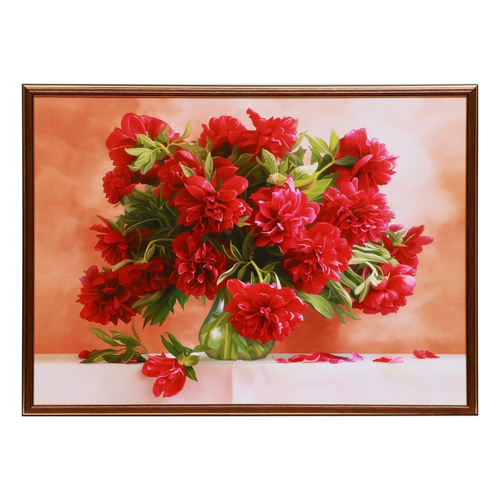 

Картина "Шикарные пионы" 50х70(53х73)см
