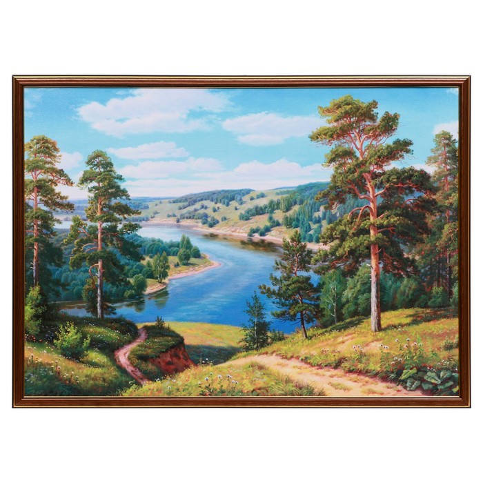 

Картина "Вид на реку" 50х70(53х73) см