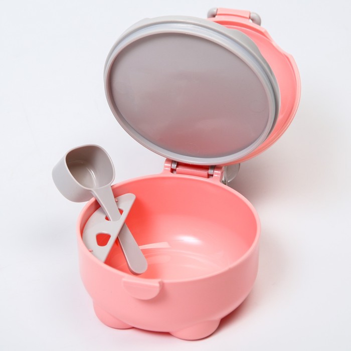 Контейнер для хранения детского питания, 150 мл., цвет розовый
