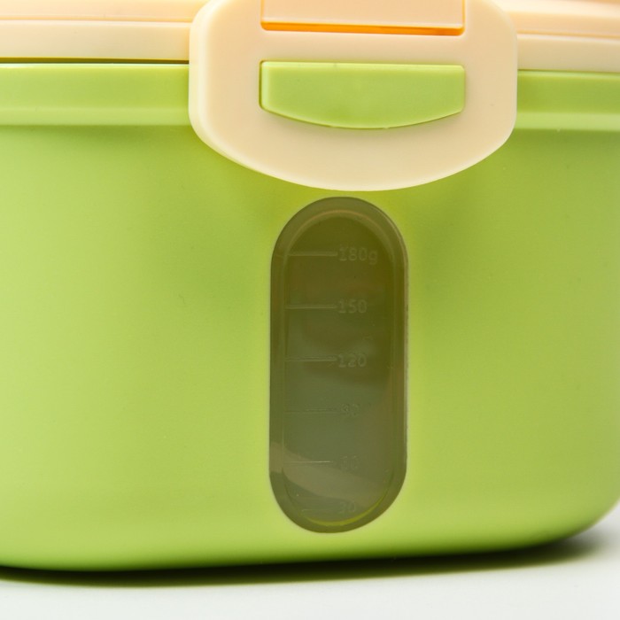 Контейнер для хранения детского питания "Корона", 240 гр., цвет зеленый