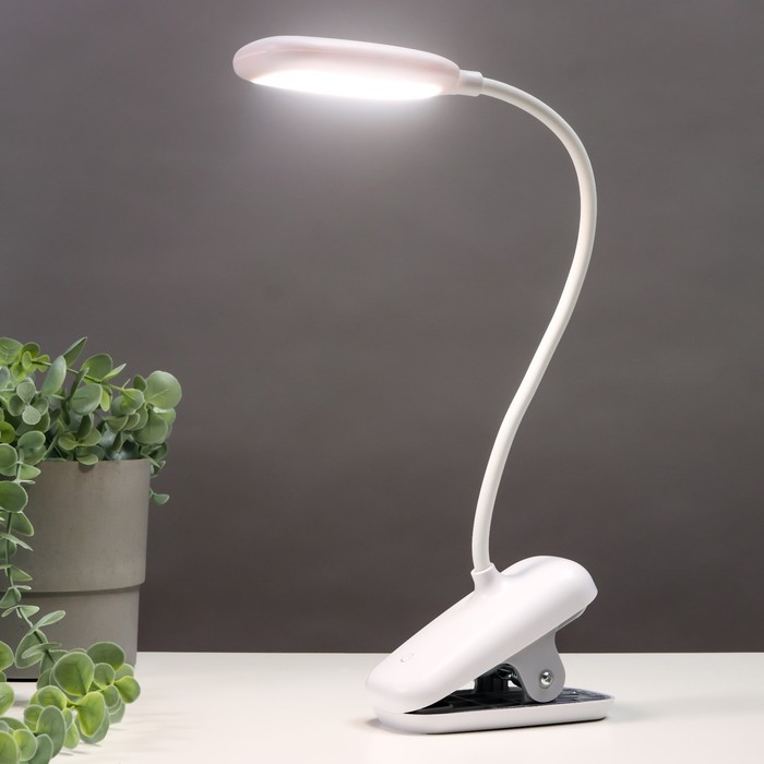 

Настольная лампа 16816/1 LED 5Вт USB белый 12х6х47 см