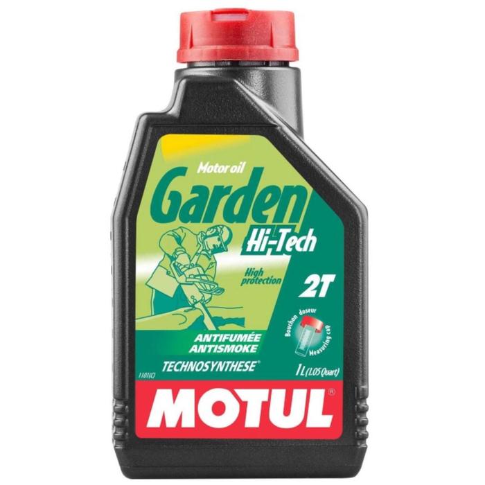 Масло специальное Motul Garden 2T Hi-Tech, 1 л масло для садовой техники motul garden 2t 1 л