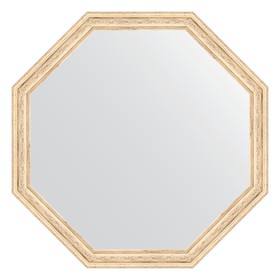 Зеркало в багетной раме, слоновая кость 51 мм, 69,8х69,8 см