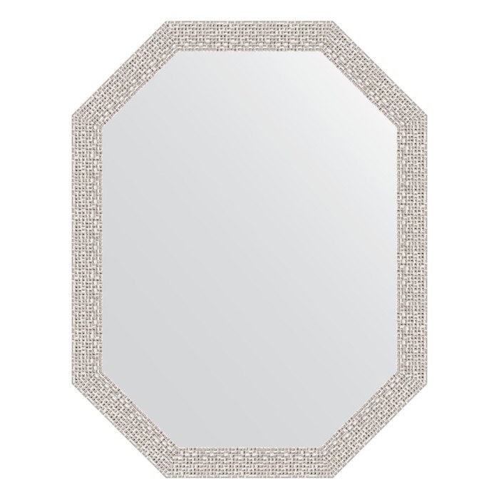 цена Зеркало в багетной раме, мозаика хром 46 мм, 53x68 см