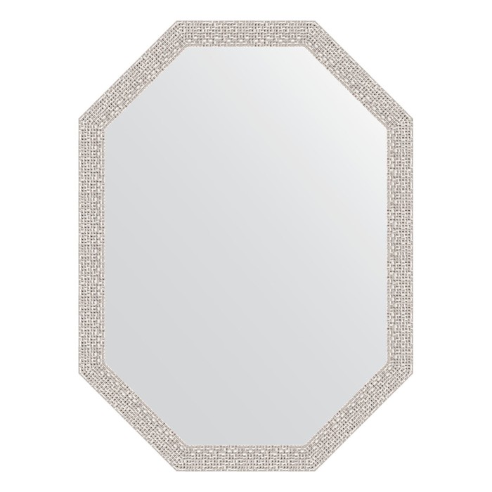 цена Зеркало в багетной раме, мозаика хром 46 мм, 58x78 см