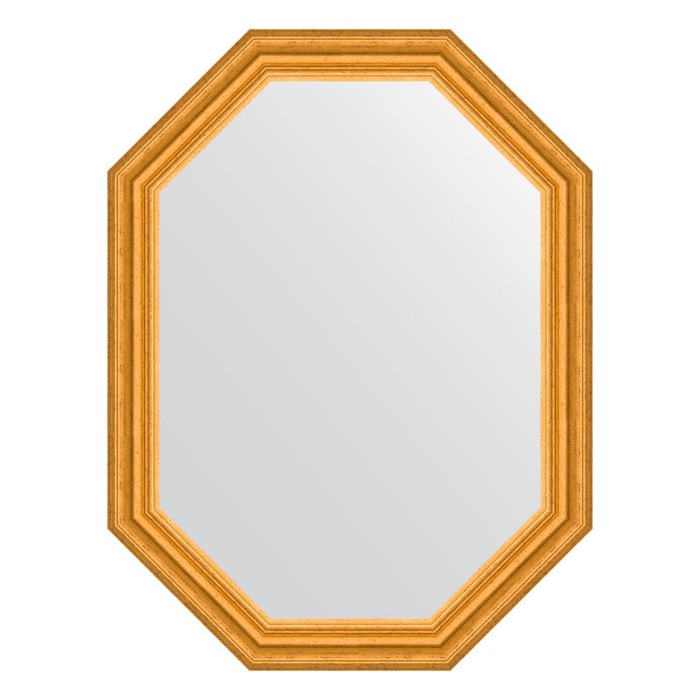 Зеркало в багетной раме, состаренное золото 67 мм, 62x82 см