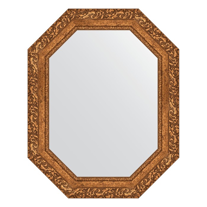 зеркало в багетной раме evoform виньетка бронзовая 85 мм 60x75 см Зеркало в багетной раме, виньетка бронзовая 85 мм, 60x75 см