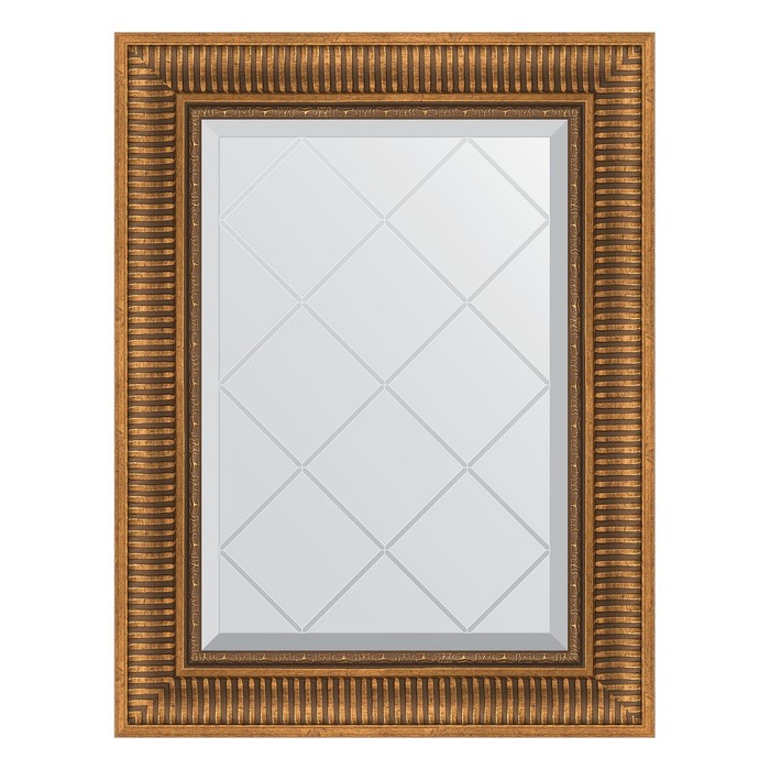 Зеркало с гравировкой в багетной раме, бронзовый акведук 93 мм, 57x75 см зеркало с гравировкой в багетной раме бронзовый акведук 93 мм 97x172 см