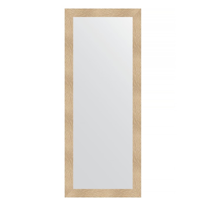 Зеркало напольное в багетной раме, золотые дюны 90 мм, 81x201 см
