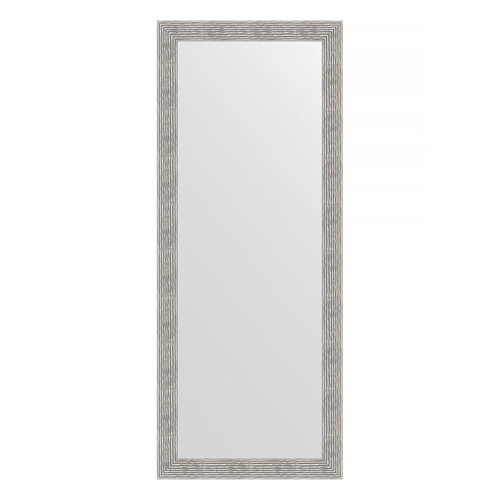 Зеркало напольное в багетной раме, волна хром 90 мм, 81x201 см 23081