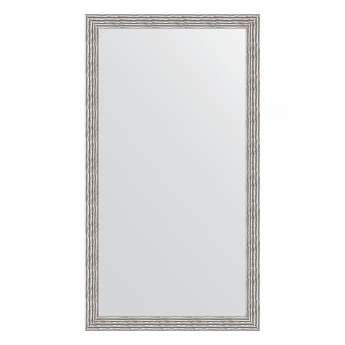 Зеркало напольное в багетной раме, волна хром 90 мм, 111x201 см