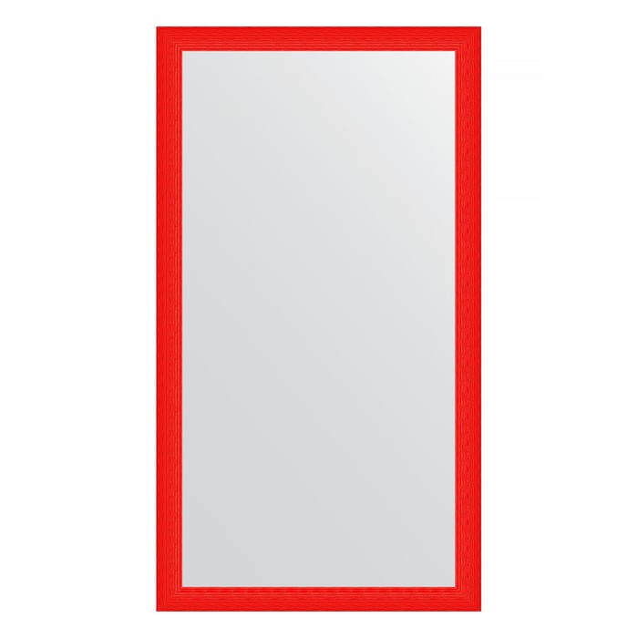 цена Зеркало напольное в багетной раме, красная волна 89 мм, 112x201 см