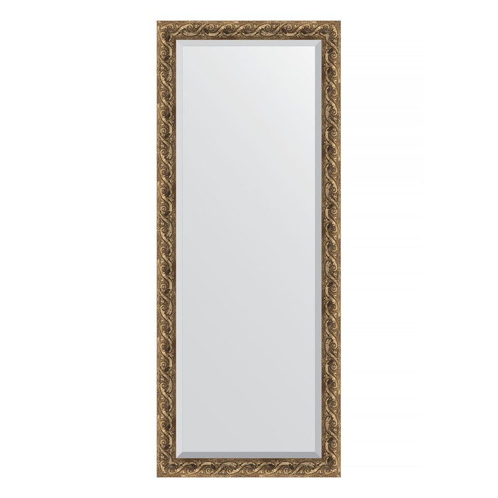 Зеркало напольное с фацетом в багетной раме, фреска 84 мм, 81x200 см 28714
