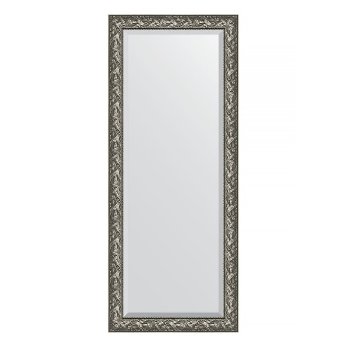 Зеркало напольное с фацетом в багетной раме, византия серебро 99 мм, 84x203 см зеркало напольное с фацетом в багетной раме evoform византия серебро 99 мм 84x203 см