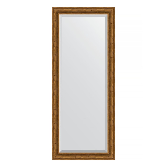 Зеркало напольное с фацетом в багетной раме, травленая бронза 99 мм, 84x204 см