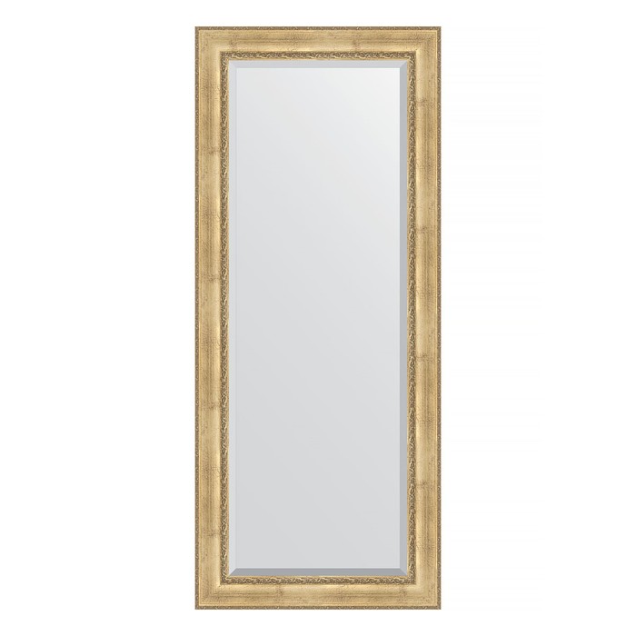 Зеркало напольное с фацетом в багетной раме, состаренное серебро с орнаментом 120 мм, 87x207 см 75 39038