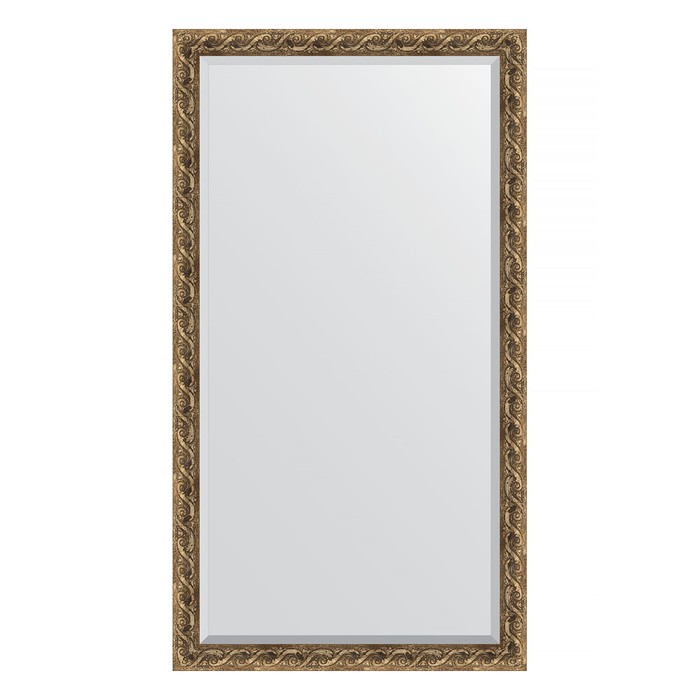 Зеркало напольное с фацетом в багетной раме, фреска 84 мм, 111x200 см