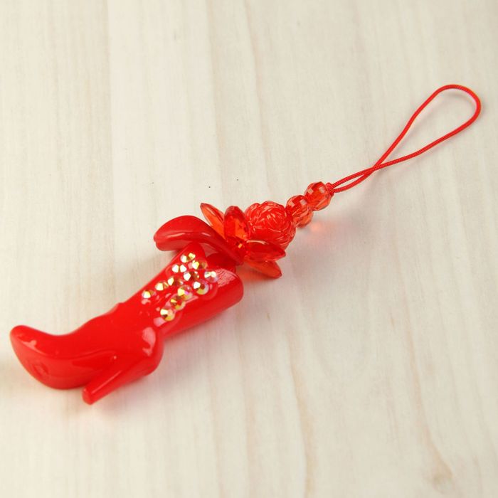 Подвеска для телефона "Сапожок цветной", цвета МИКС