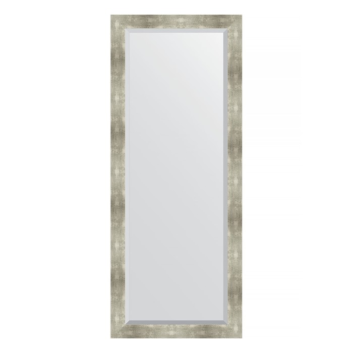 Зеркало напольное с фацетом в багетной раме, алюминий 90 мм, 81x201 см