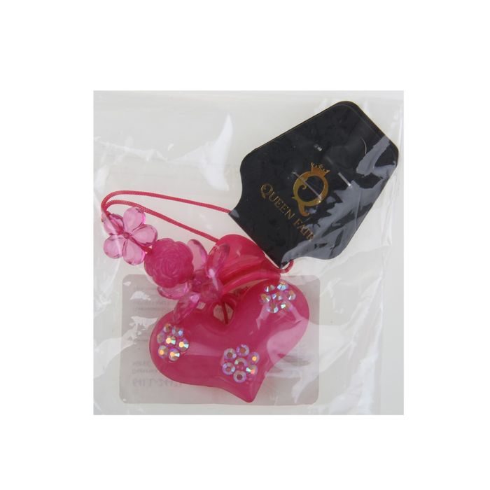 Подвеска для телефона "Сердце цветное", цвета МИКС