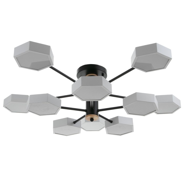 

Люстра 1318/10WT LED 240Вт 3000-6000К белый 87х90х25 см BayerLux