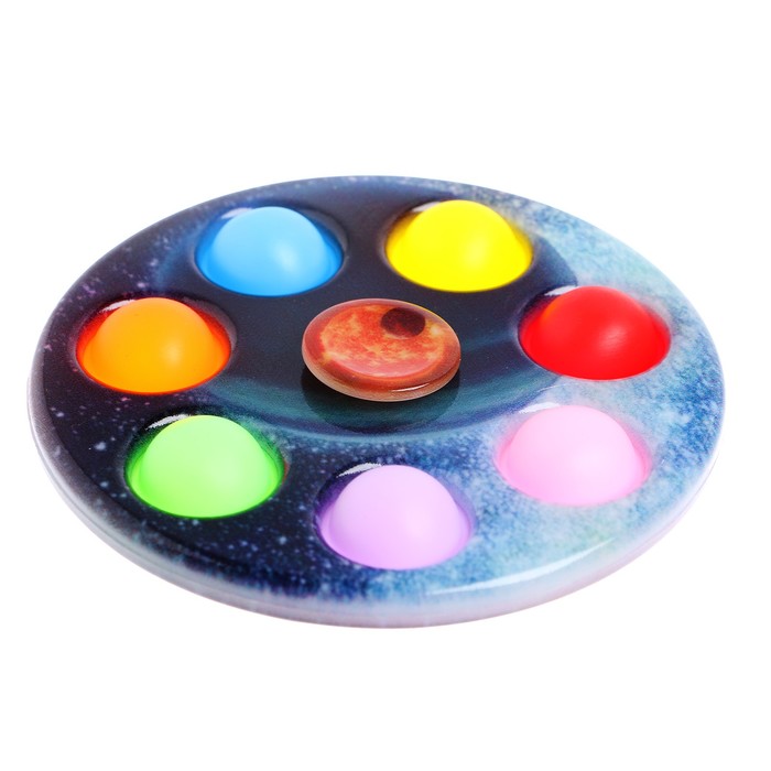 Спиннер «Планета», симпл-димпл, цвета МИКС 7108907