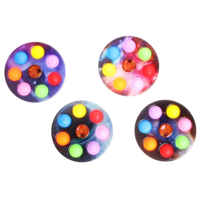 Спиннер «Планета», симпл-димпл, цвета МИКС 7108907