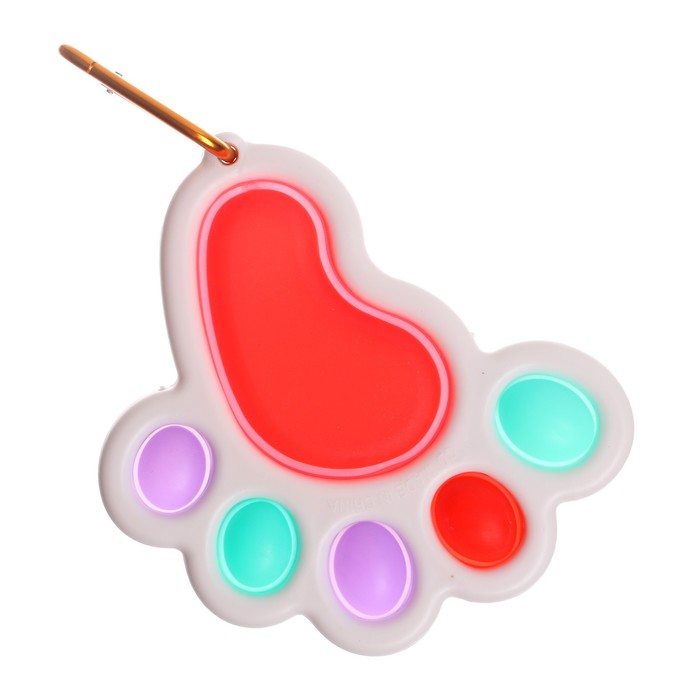Развивающая игрушка «Лапка», симпл-димпл, цвета МИКС
