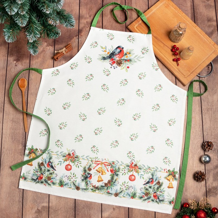 

Фартук "Этель" Сhristmas bells 60х70см, 100% хлопок, саржа 190 гр/м2