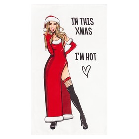 

Новогоднее полотенце "Этель" I'm hot 40х73см, 100% хлопок, саржа 190 гр/м2