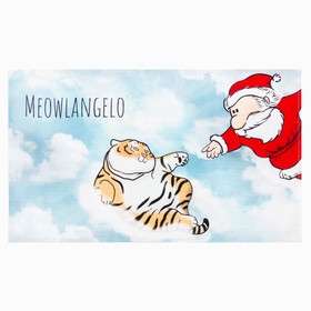 

Полотенце Этель «Новый год: Meowlangelo» 40х73 см, 100% хл, вафля 160 г/м2