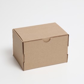 Коробка самосборная, бурая, 15 х 10 х 10 см Ош