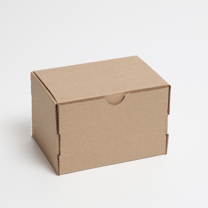 Коробка самосборная, бурая, 15 х 10 х 10 см коробка самосборная белая 15 х 15 х 10 см