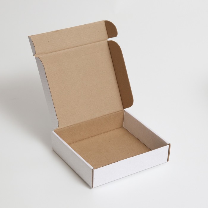 Коробка самосборная, белая, 20 х 18 х 5 см