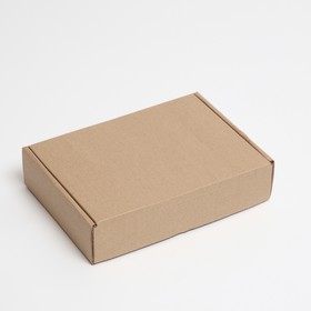 Коробка самосборная, бурая, 21 х 15 х 5 см Ош